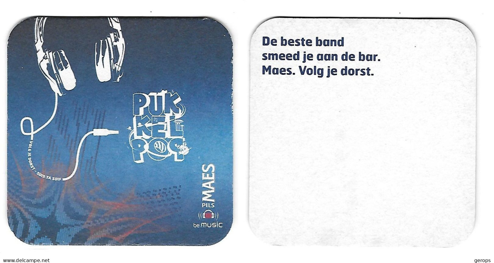 216a Brij. Maes Waarloos Pukkelpop Rv De Beste Band..... - Bierdeckel