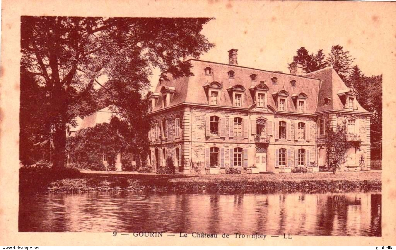 56 - Morbihan -  GOURIN -  Le Chateau De Tronjoly - Gourin