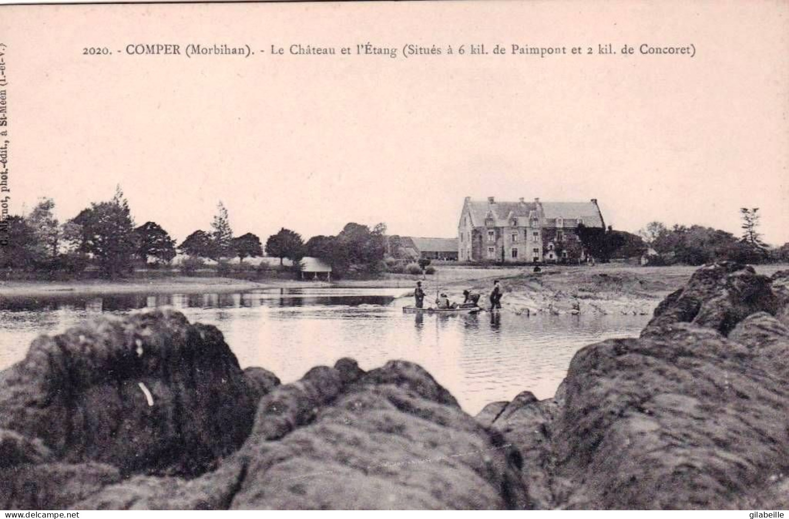 56 - Morbihan -  COMPER ( Entre Paimpont Et Concoret )  -  Le Chateau Et L étang - Sonstige & Ohne Zuordnung