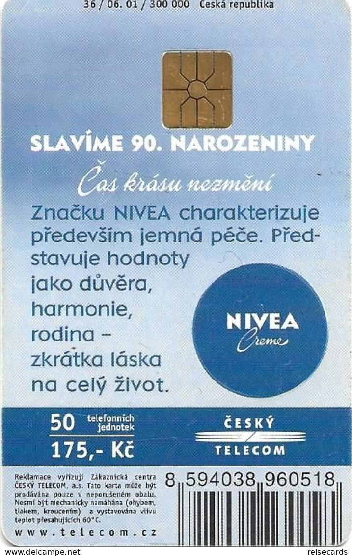 Czech Republic: Ceský Telecom - 2001 Nivea Creme - Tschechische Rep.