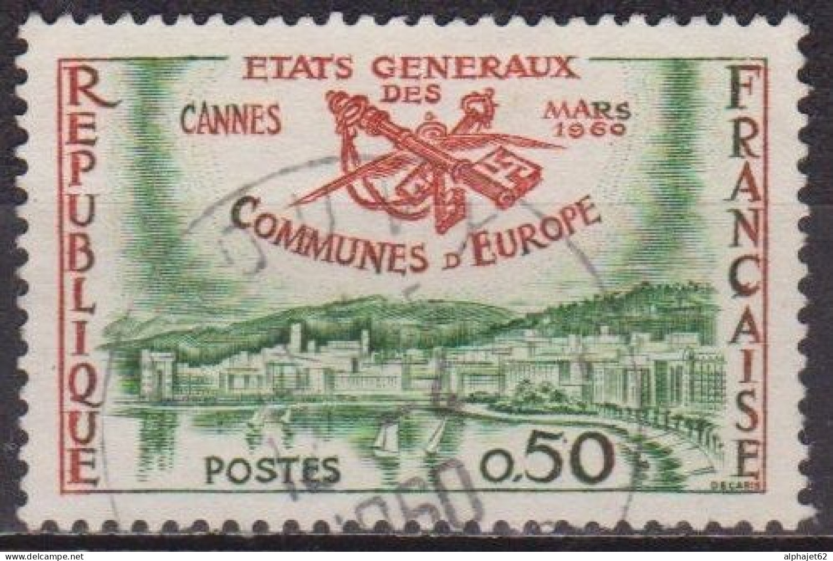 Baie De Cannes - FRANCE - Etats Généraux Des Communes D'Europe - N° 1244 -1960 - Gebraucht