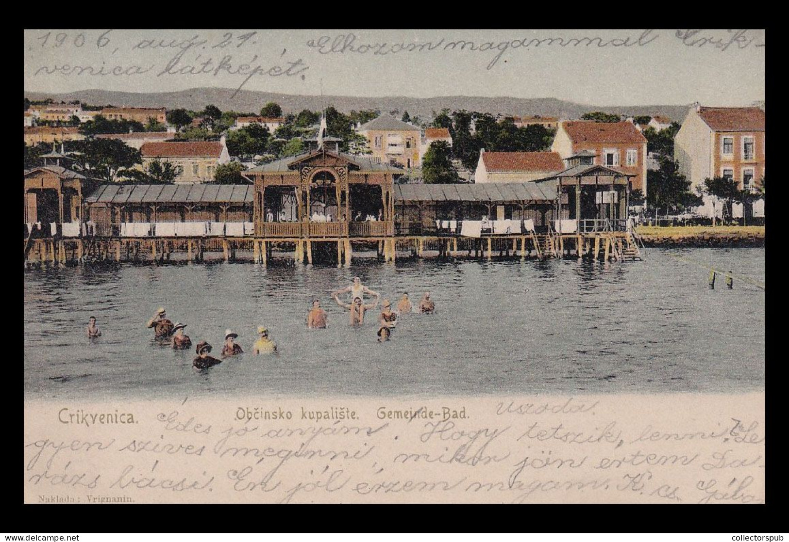 CIRKVENICA  1906. Old Postcard - Croacia