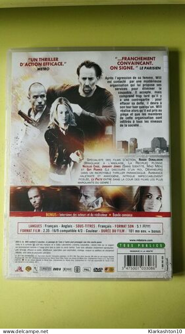 DVD - Pacte (Nicolas Cage Et Guy Pierce) - Autres & Non Classés