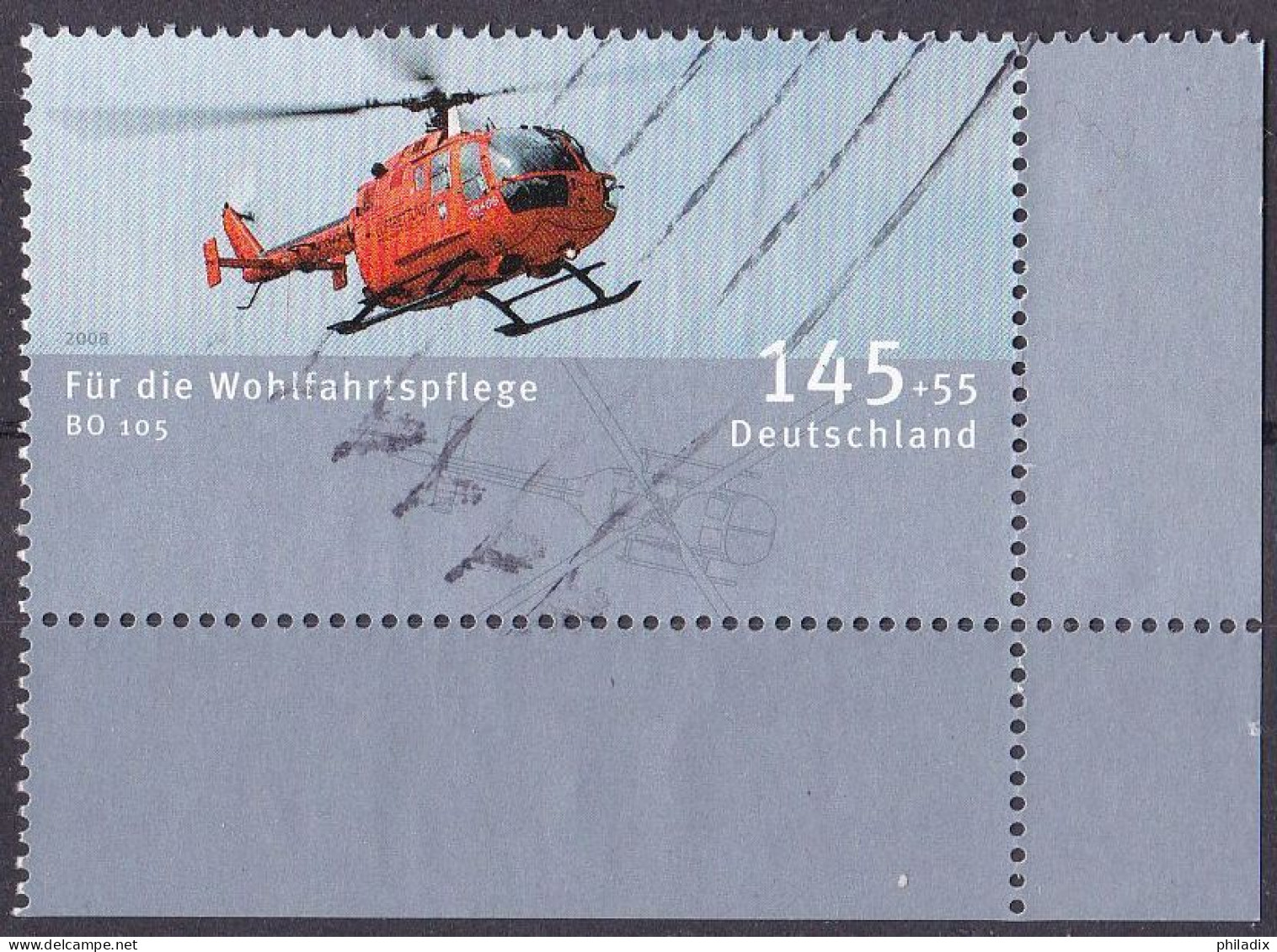 BRD 2008 Mi. Nr. 2673 O/used Eckrand (BRD1-8) - Oblitérés