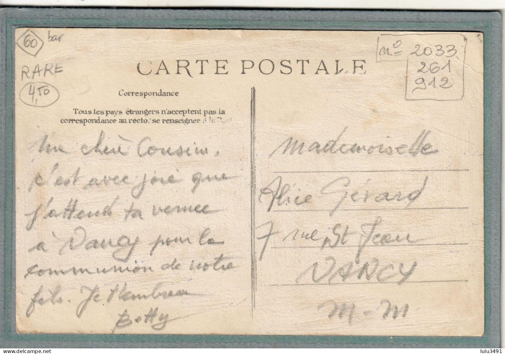 CPA (60) FORMERIE - Carte Souvenir : Un Bonjour De... - 1925 - Formerie