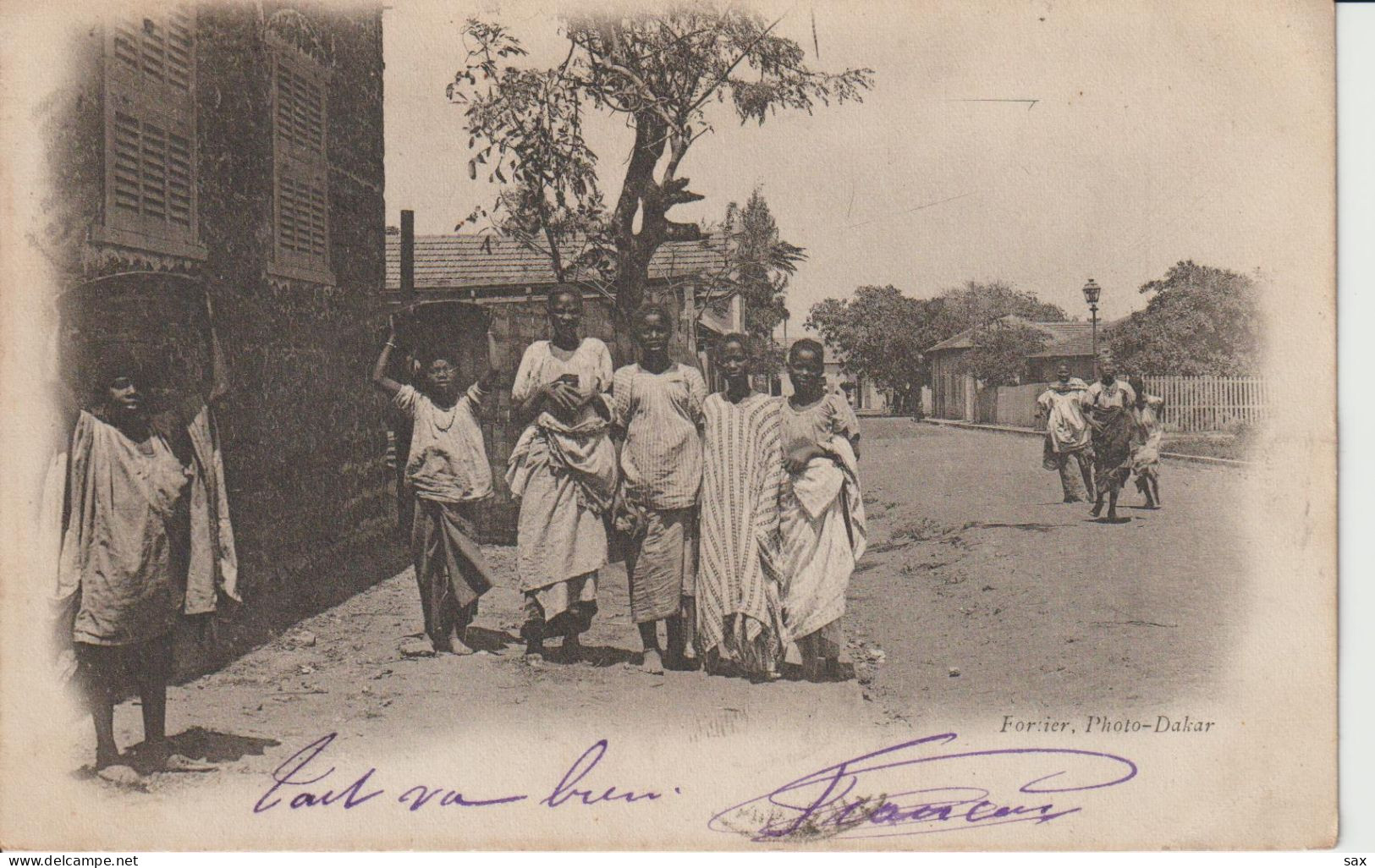 2421-125  RARE Fortier Photo Dakar Sans N° Ni Légende PIONNIERES  Voir Descript Retrait Le 08-06 - Senegal