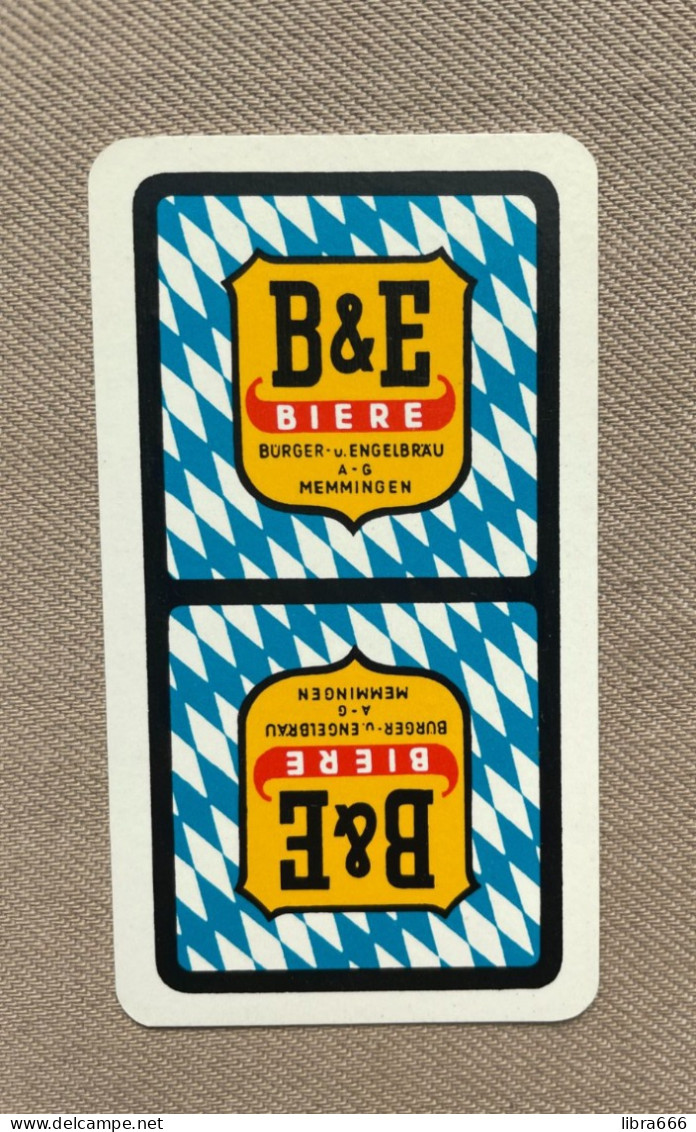 Speelkaart / Carte à Jouer - B & E BIERE - BÜRGER -U. ENGELBRÄU A-G (Memmingen) GERMANY - Other & Unclassified