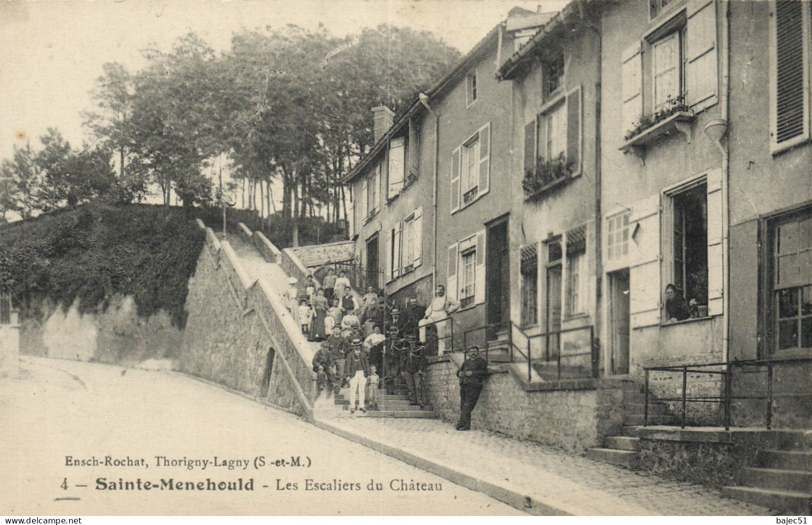Sainte Ménehould - Les Escaliers Du Château "animés" - Sainte-Menehould