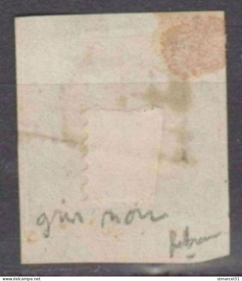 RARE NUANCE GRIS NOIR N°3c TBE Cote 540€ - 1849-1850 Cérès