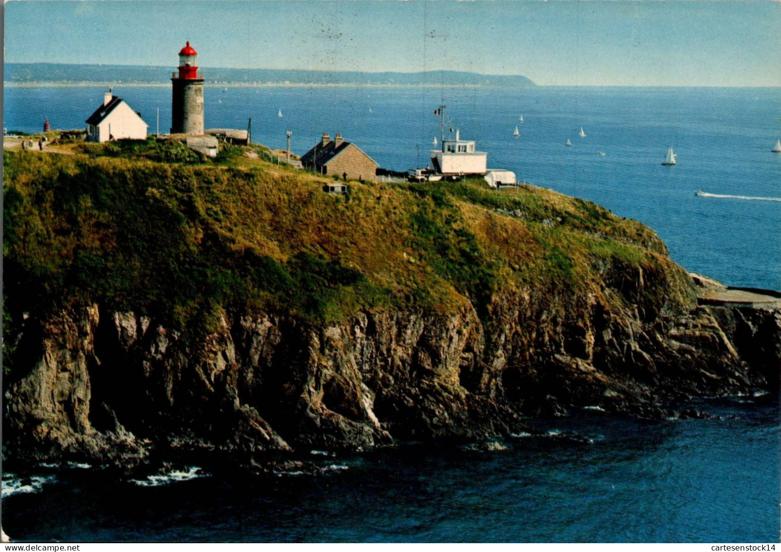 N°42511 Z -cpsm Granville -le Pointe Du Roc Et Le Phare- - Lighthouses