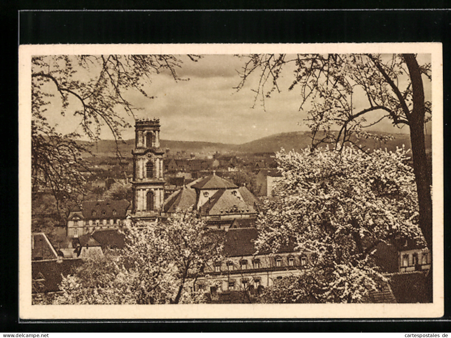 AK Saarbrücken, Teilansicht Im Frühling  - Saarbrücken