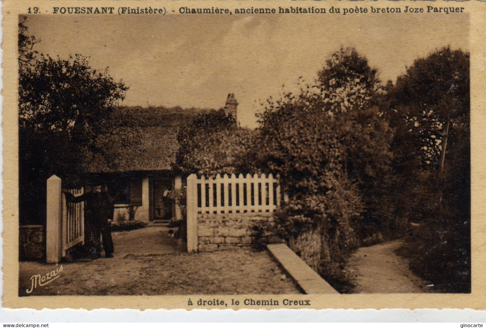 Fouesnant Chaumiere Du Poete Joze Parquer - Fouesnant