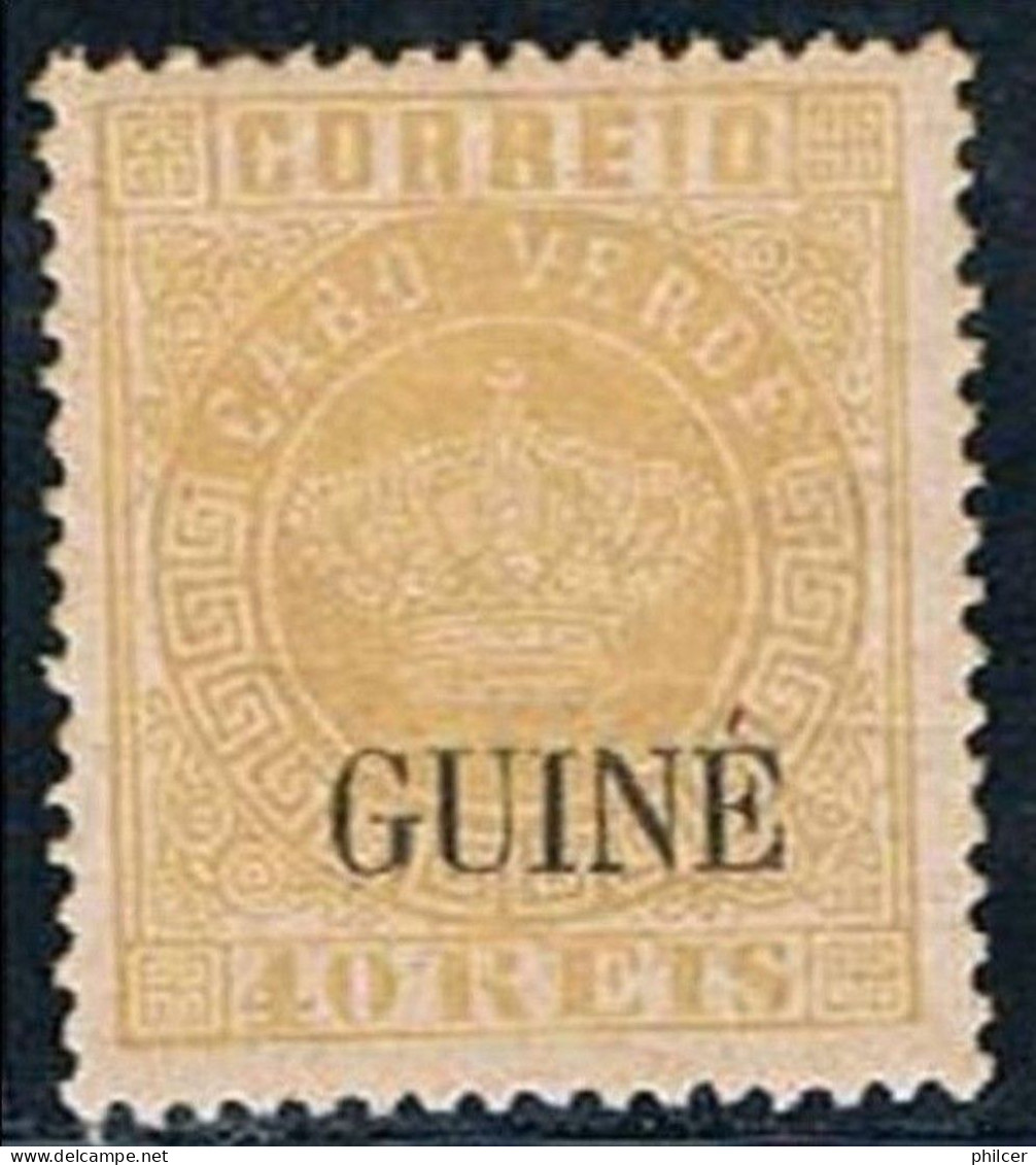 Guiné, 1885, # 22 Dent. 13 1/2, MH - Portuguese Guinea
