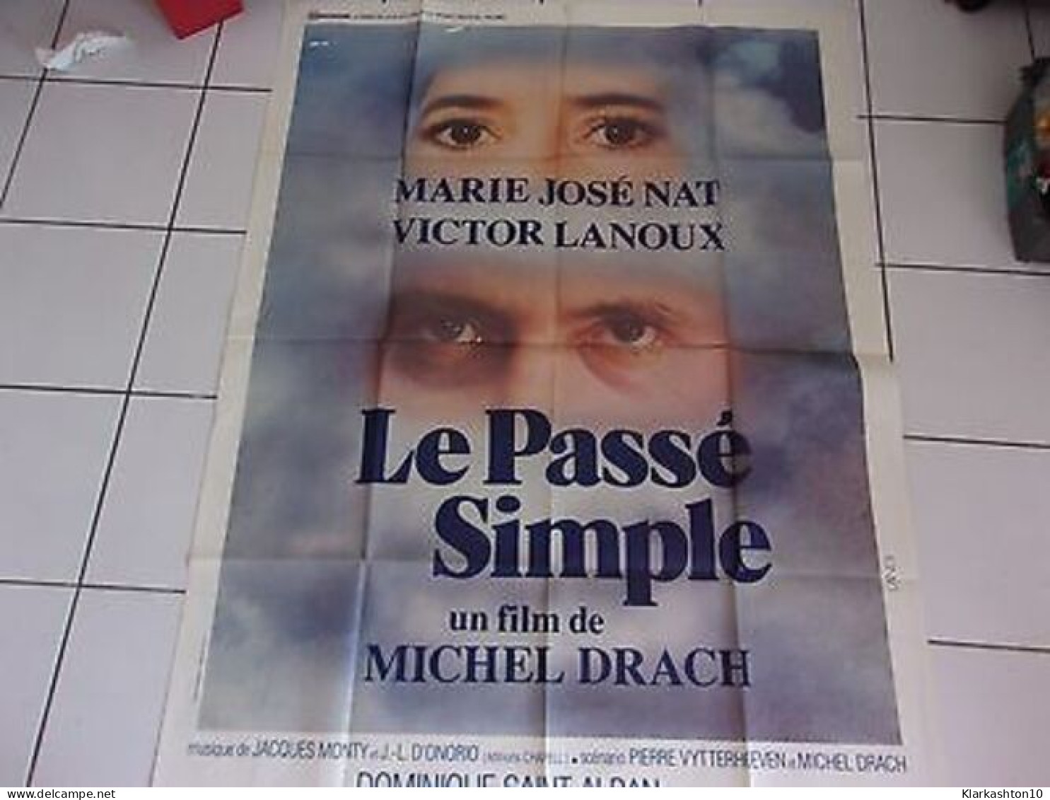 Affiche Originale 120 X 160 Film Le Passé Simple Avec Marie José Nat - Plakate