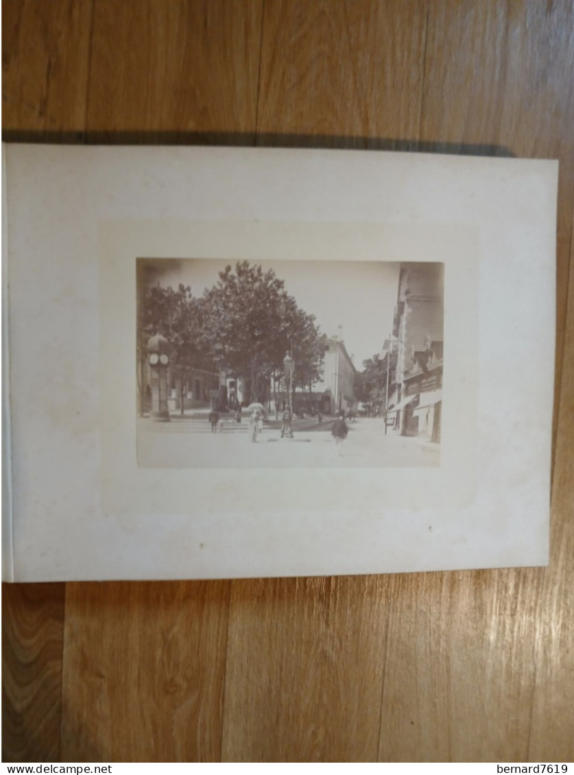 Photo-  64  Album De Photos Biarritz Et Environs - Annee 1891 - 36 Vues - L.R = G.  Hotels,plage,train,attelages,rues, - Anciennes (Av. 1900)
