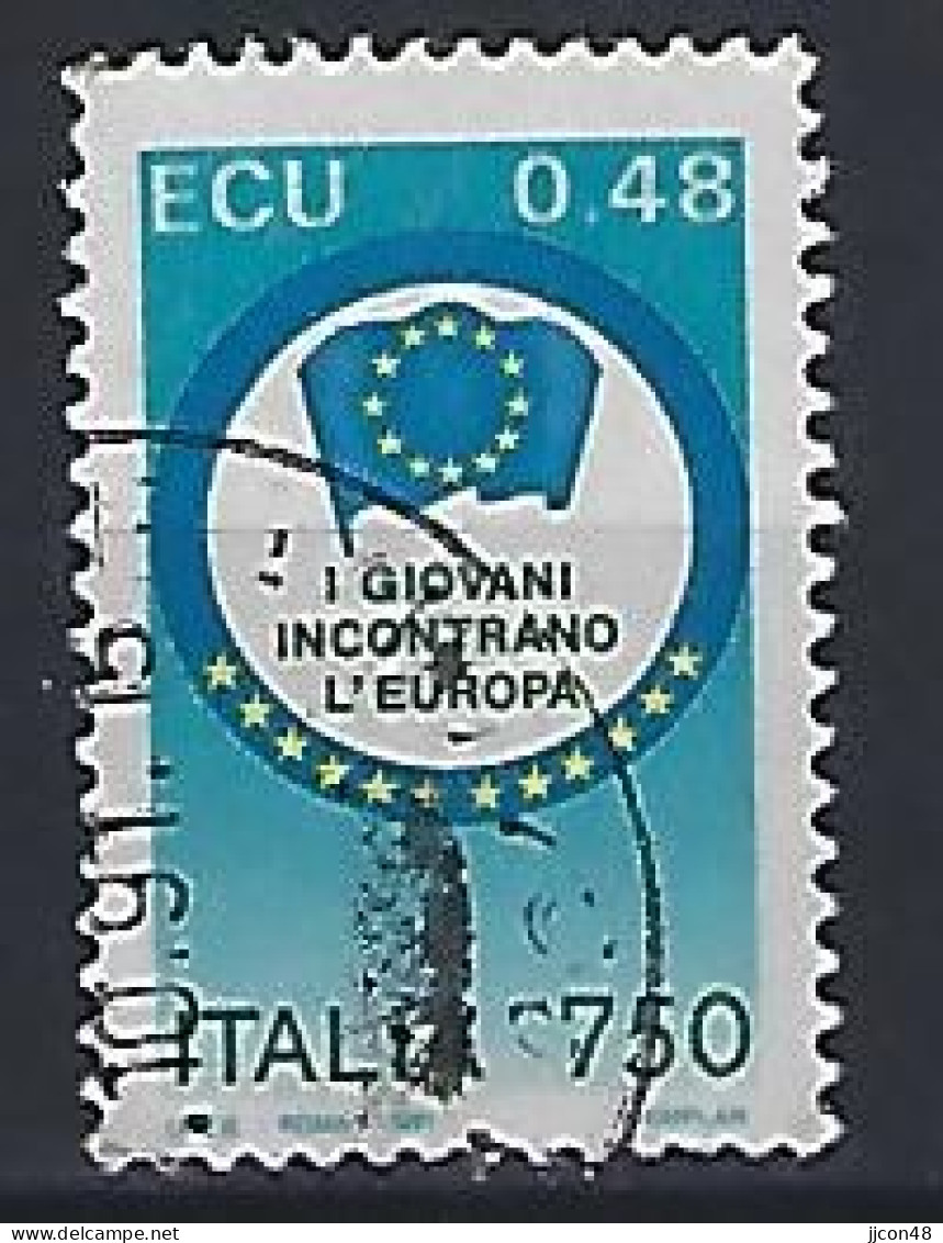 Italy 1991  Europaaisches Jugendtreffen  (o) Mi.2175 - 1991-00: Afgestempeld