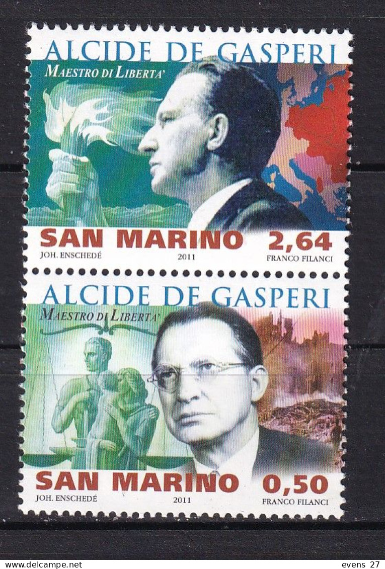 SAN MARINO-2011-POLITICIANS,-.MNH. - Ongebruikt