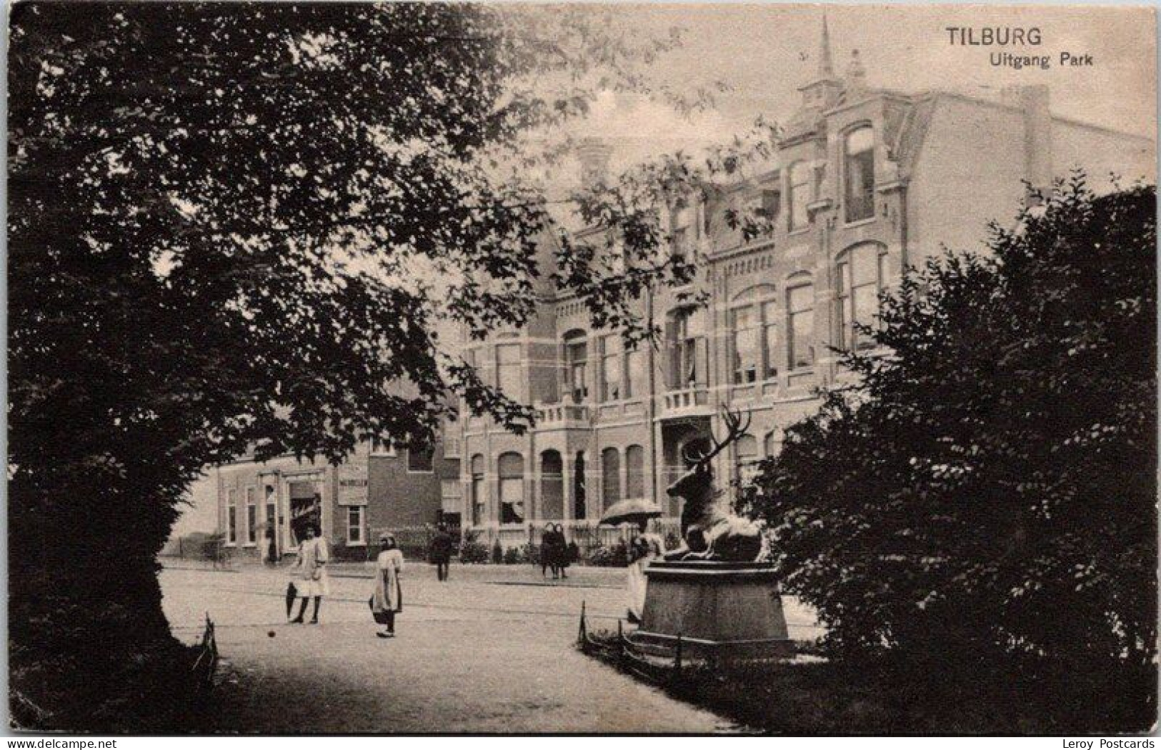 Uitgang Wilhelminapark, Tilburg 1913 (NB) - Tilburg