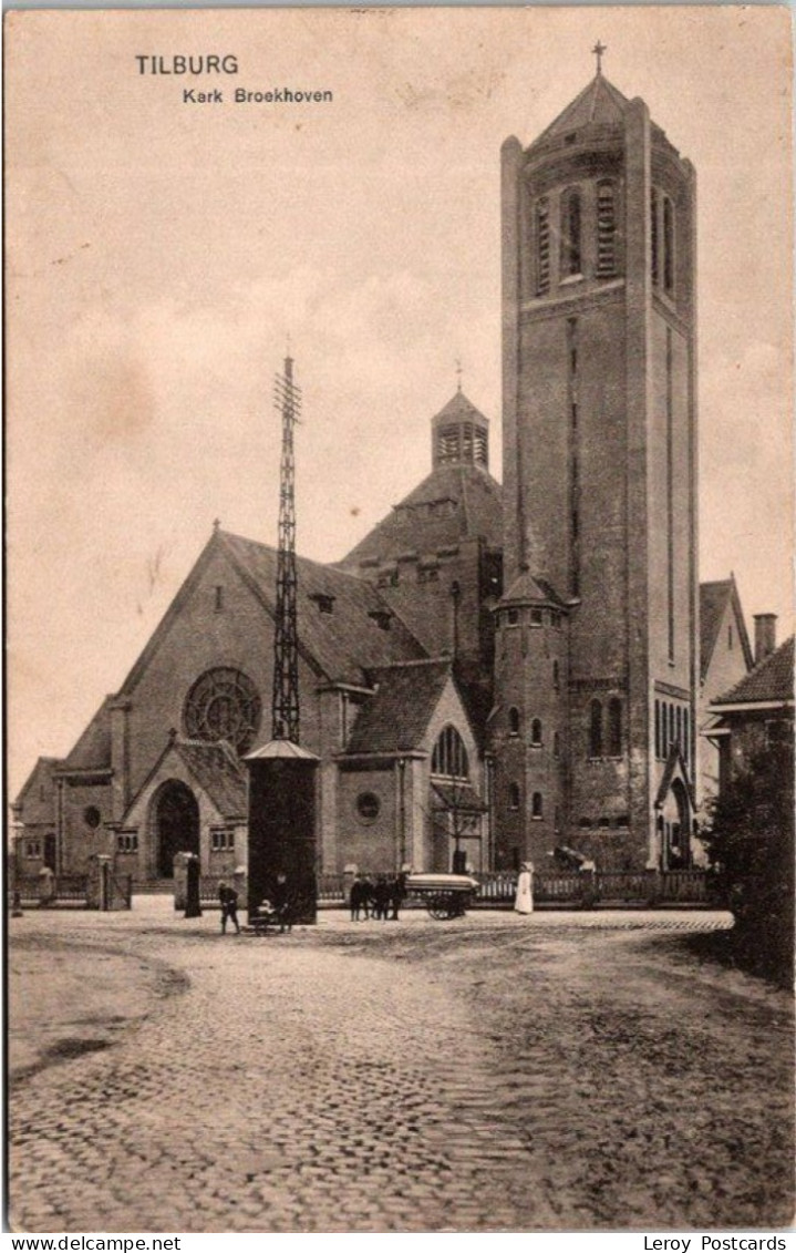 Kerk Broekhoven Met Volk, Tilburg 1914 (NB) - Tilburg