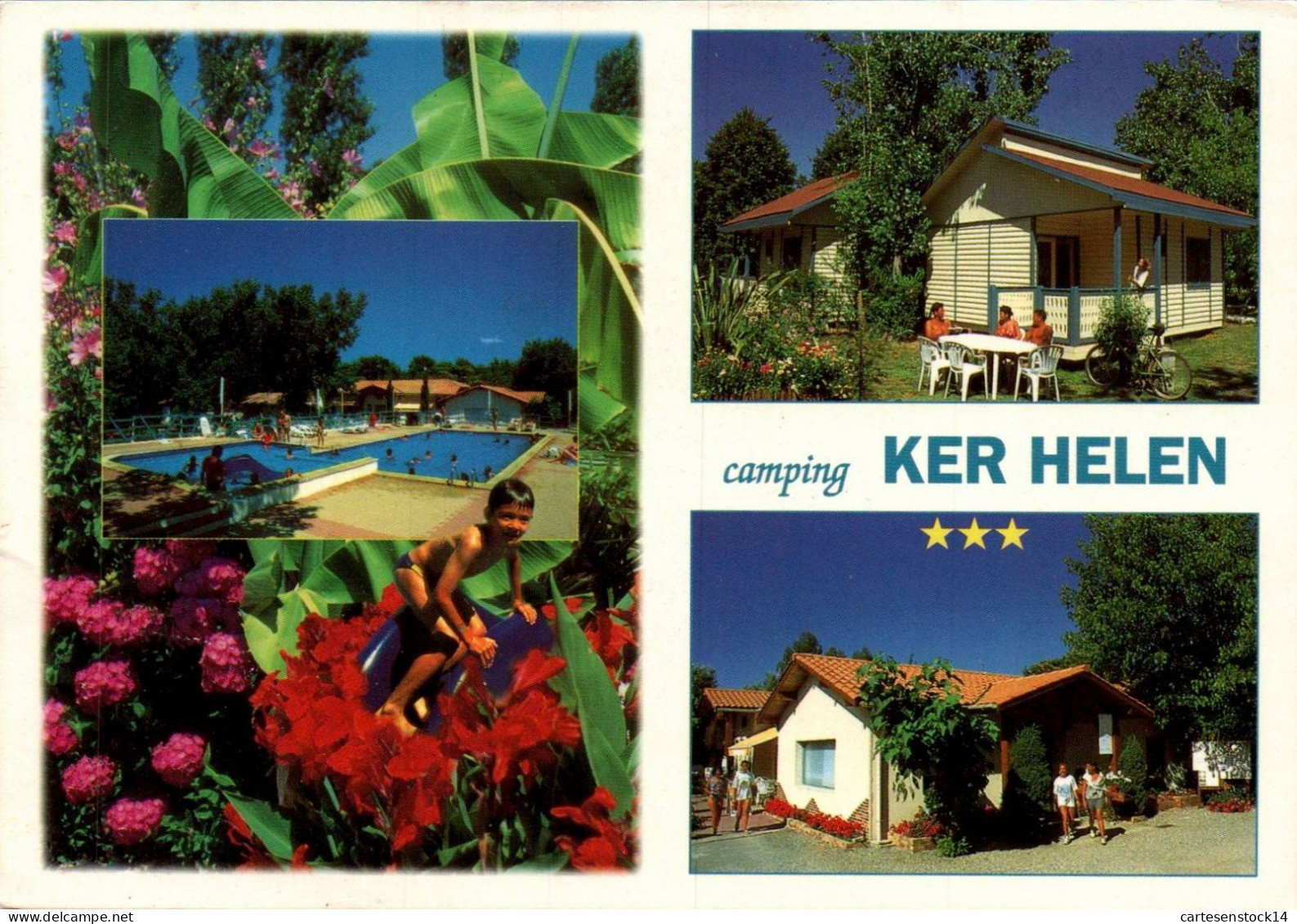 N°42527 Z -cpsm Le Teich -camping Ker Helen- - Other & Unclassified