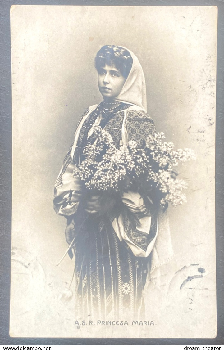 România Regalitate Royalty Regina Maria Queen Marie Postcard - Roumanie