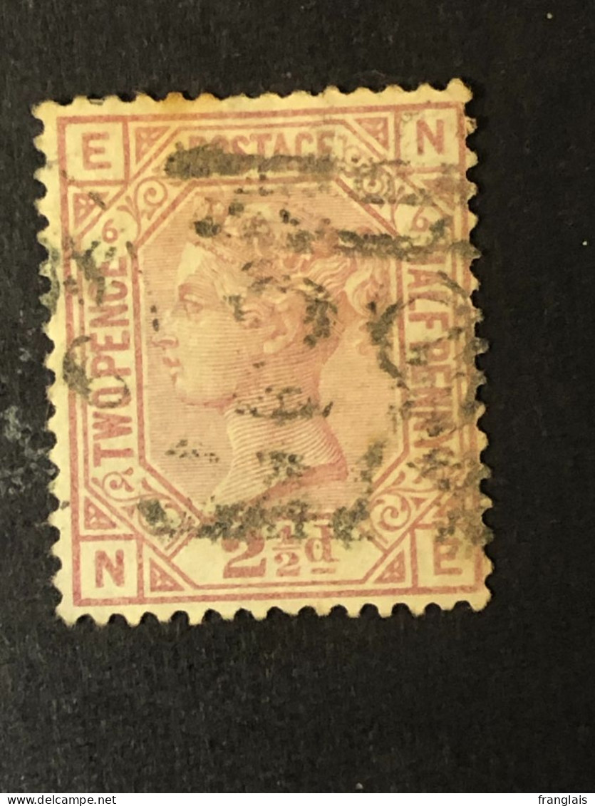 GREAT BRITAIN  SG 141  2½d Rosy-mauve, Plate 6, Orb Wmk  CV £85 - Used Stamps