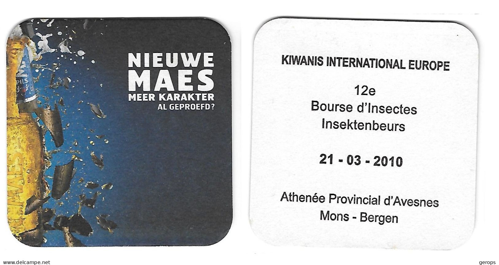 272a Brij. Maes Waarloos Rv 12e Kiwanis Int. Incekten Beurs Mons 2010 - Sous-bocks