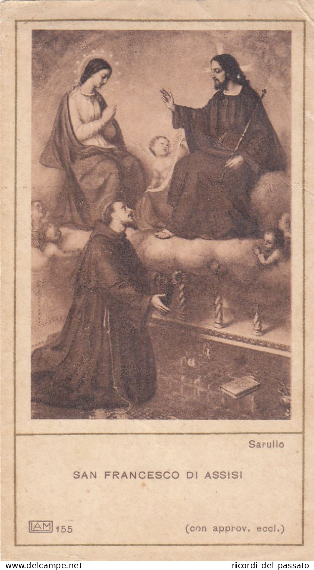 Santino San Francesco Di Assisi - Imágenes Religiosas