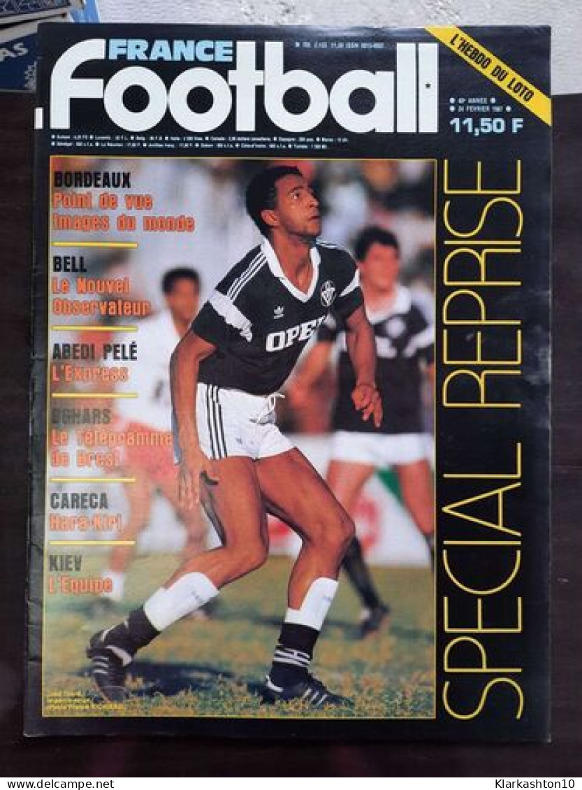 France Football Nº2133 / Fevrier 1987 - Non Classés