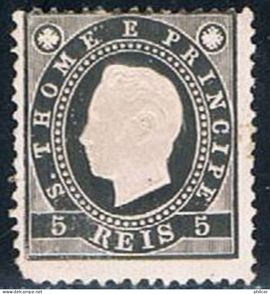 S. Tomé, 1887, # 15 Dent. 12 1/2, MH - St. Thomas & Prince