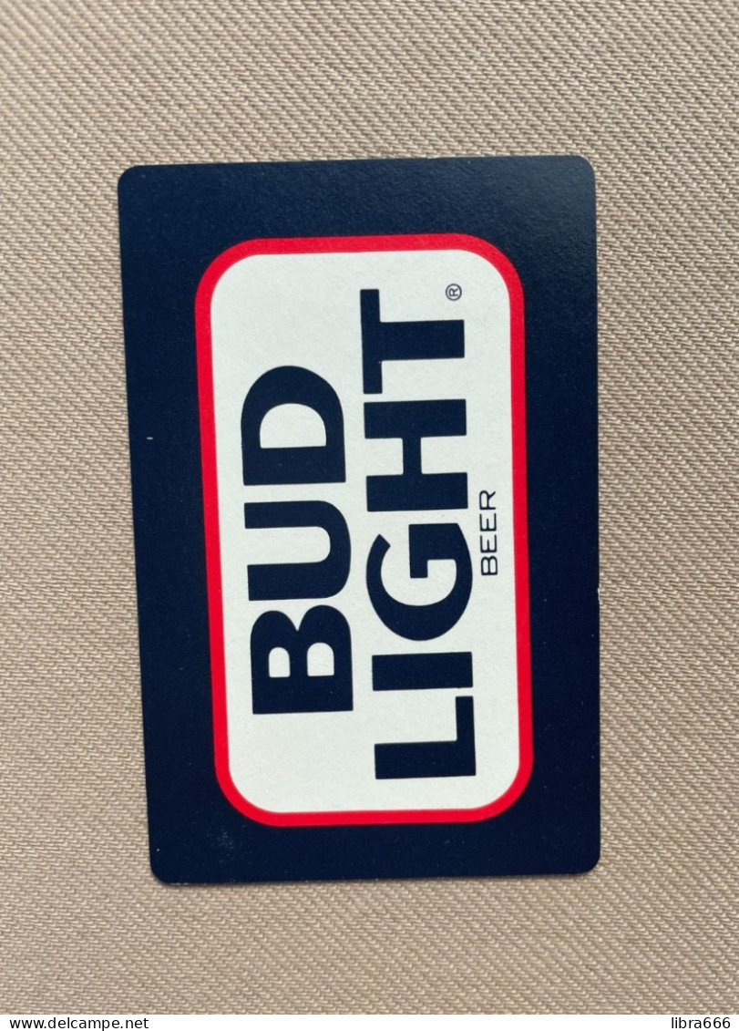 Speelkaart / Carte à Jouer - BUD LIGHT BEER - Anheuser-Busch Inc. (St. Louis) UNITED STATES - Autres & Non Classés