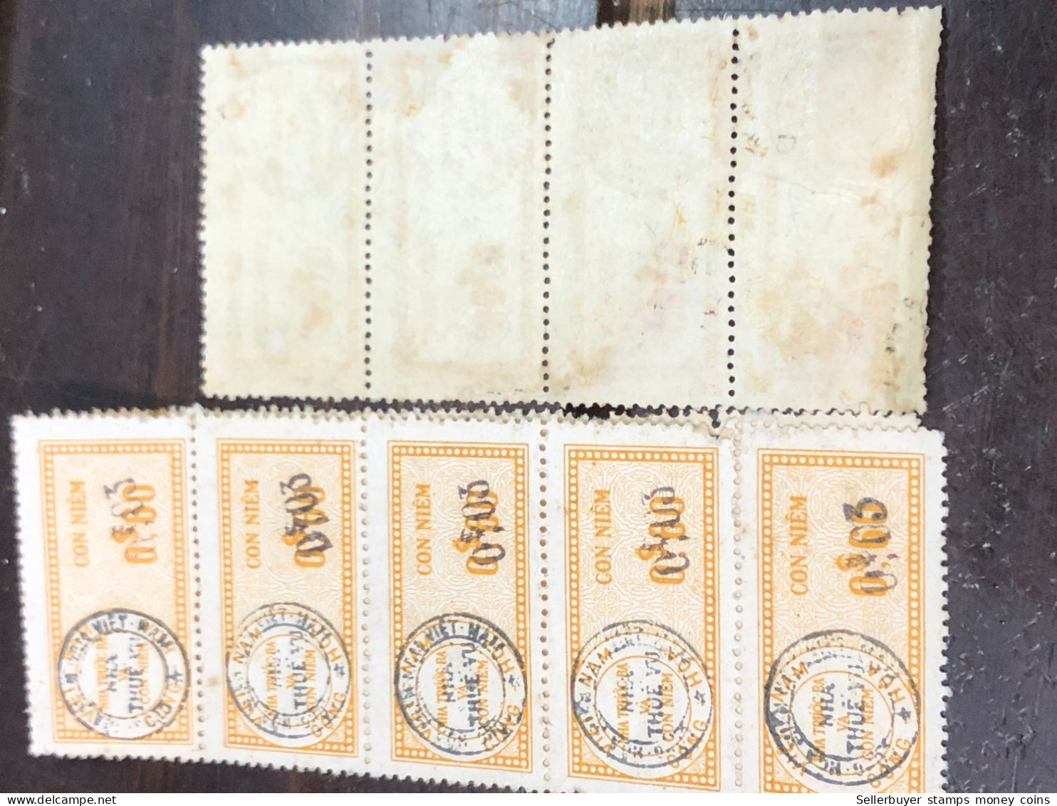 Vietnam South Sheet Stamps Before 1975(0$03 Wedge Overprint) 5 Stamp 1 Pcs  Quality Good - Sammlungen