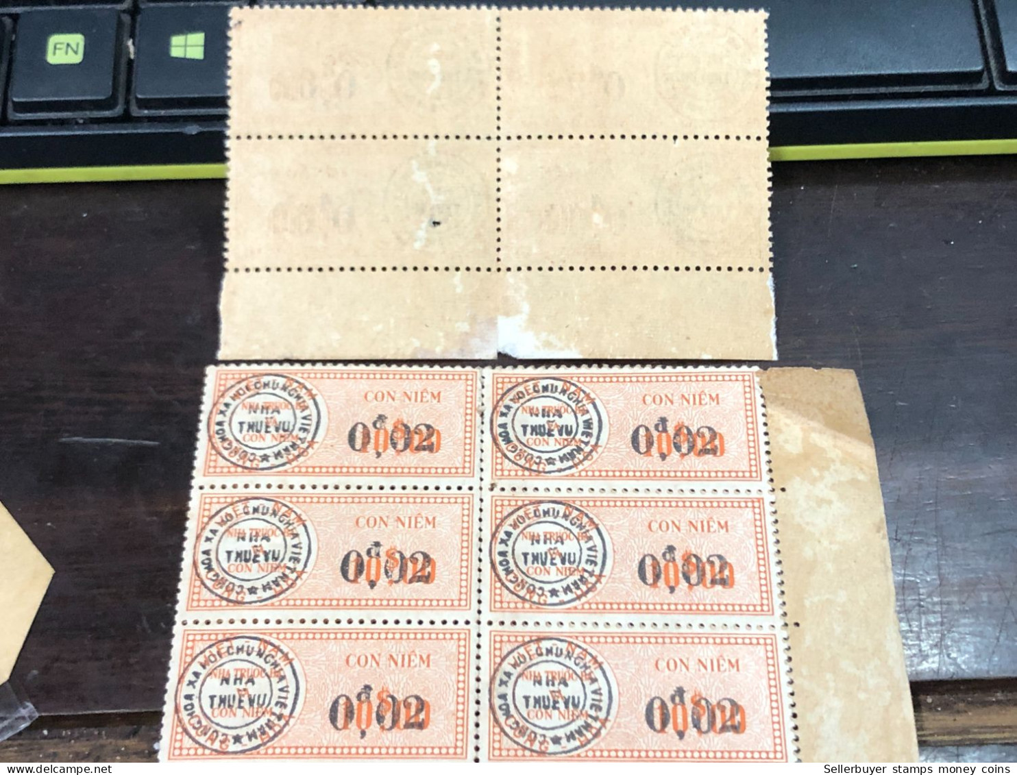 Vietnam South Sheet Stamps Before 1975(0$03 Wedge Overprint) 6 Stamp 1 Pcs  Quality Good - Collections