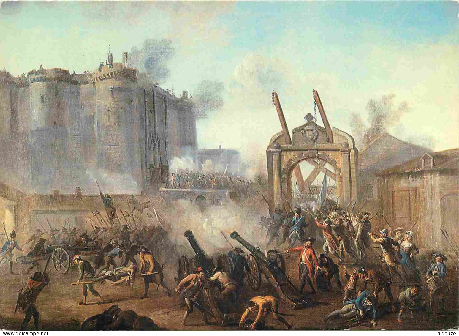 Art - Peinture Histoire - La Prise De La Bastille Le 14 Juillet 1789 - Musée Carnavalet De Paris - Révolution Française  - Historia