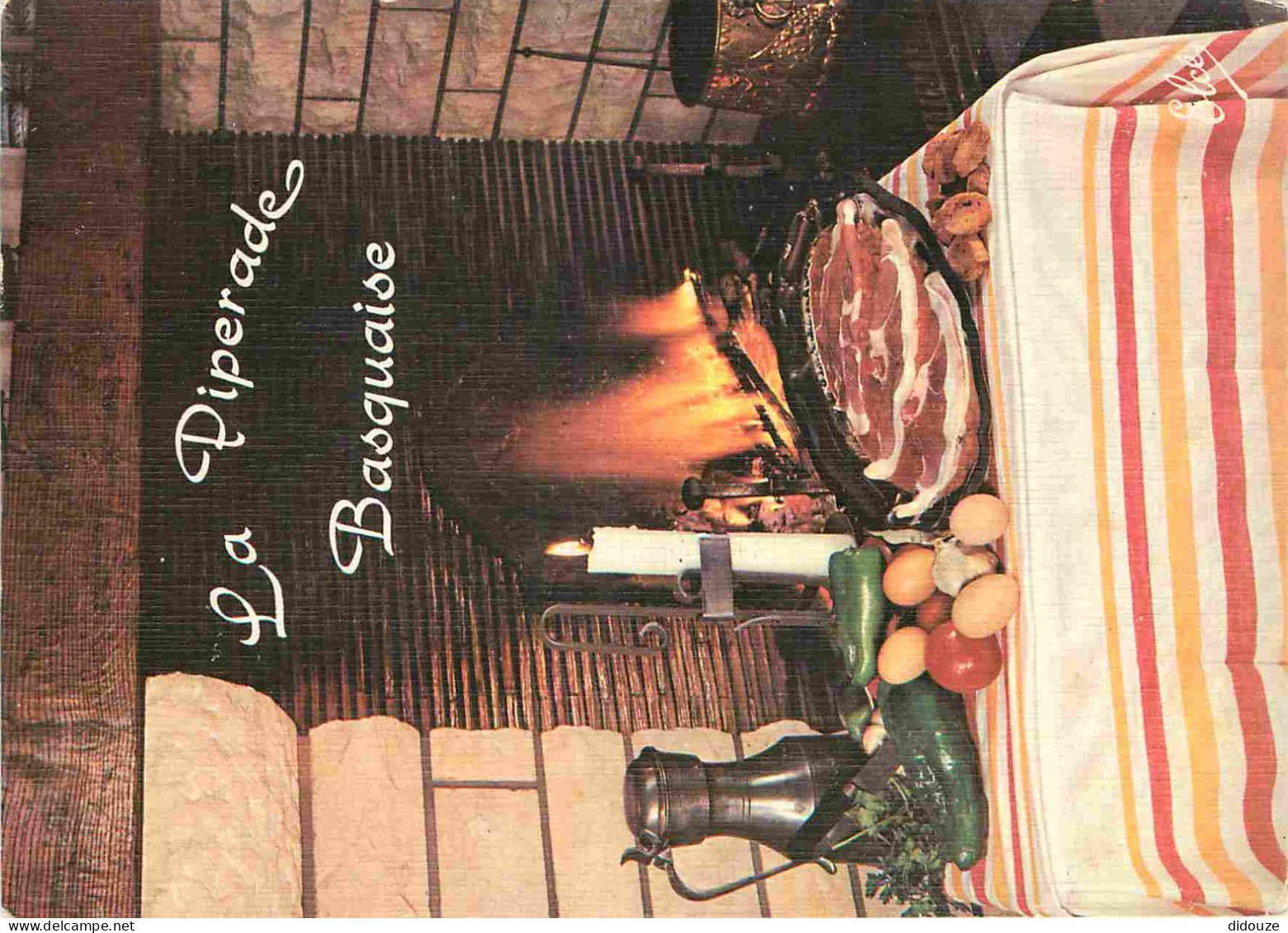 Recettes De Cuisine - Piperade Basquaise - Gastronomie - CPM - Voir Scans Recto-Verso - Recettes (cuisine)