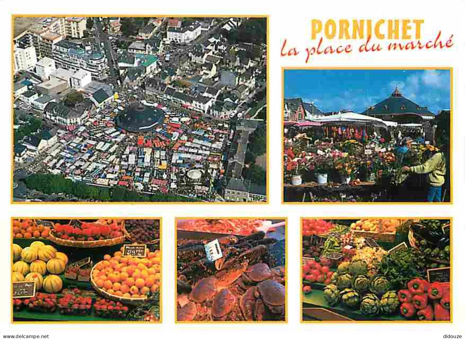 Marchés - Pornichet - La Place Du Marché - Multivues - CPM - Voir Scans Recto-Verso - Marchés