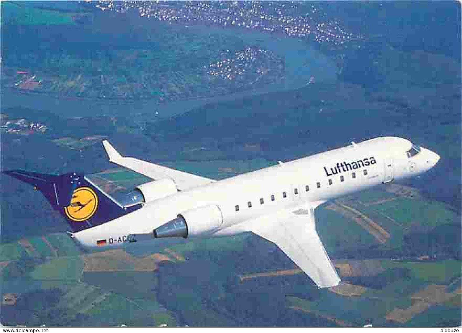 Aviation - Avions - Canadair Jet CL-600 - Compagnie Lufthansa - CPM - Voir Scans Recto-Verso - 1946-....: Modern Tijdperk