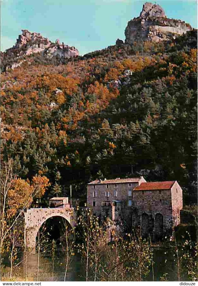 48 - Les Gorges Du Tarn - Vieux Pont De La Muse Et Rocher De Capluc - CPM - Voir Scans Recto-Verso - Gorges Du Tarn