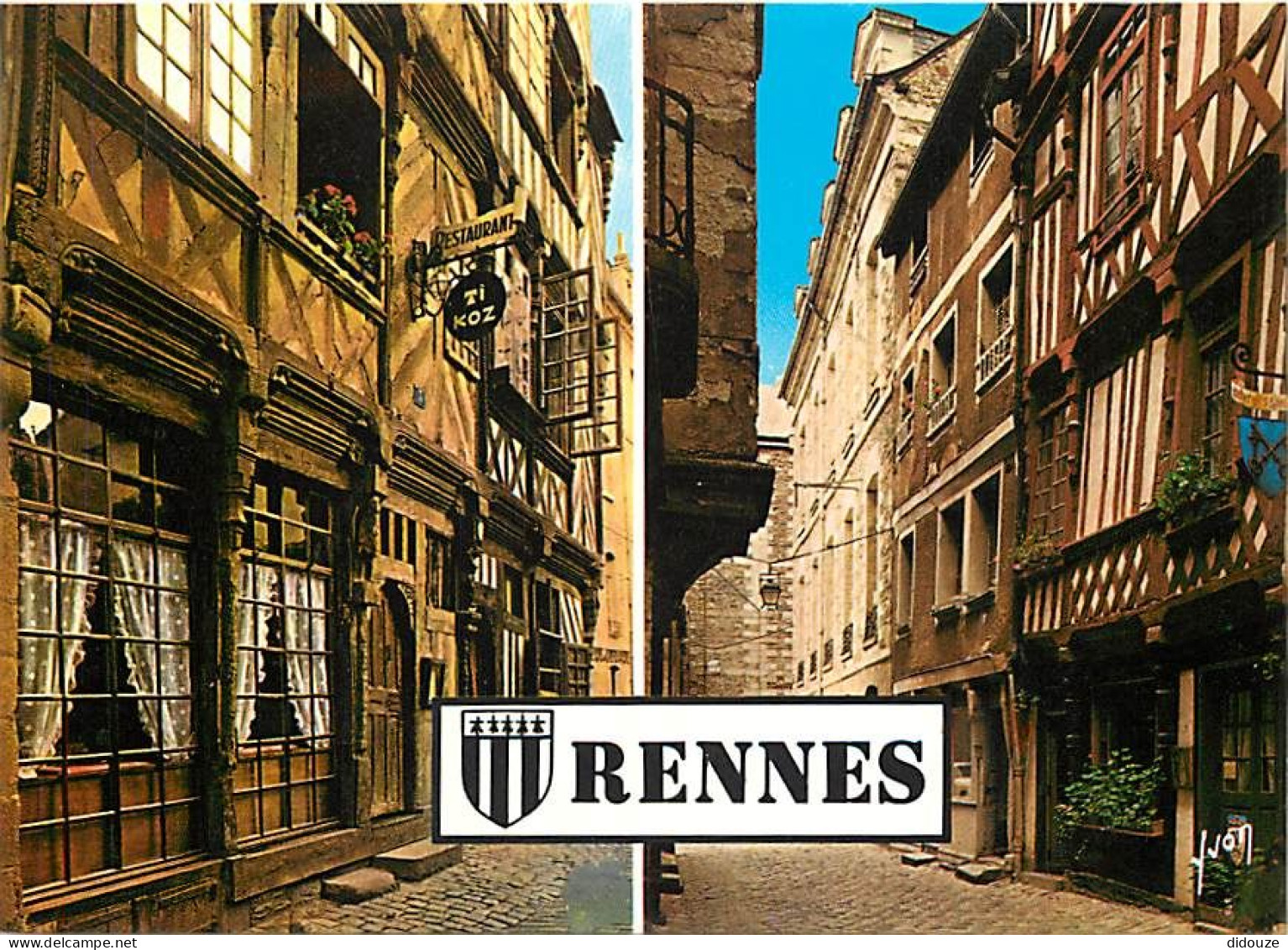 35 - Rennes - Les Vieux Quartiers - Multivues - Blasons - CPM - Voir Scans Recto-Verso - Rennes