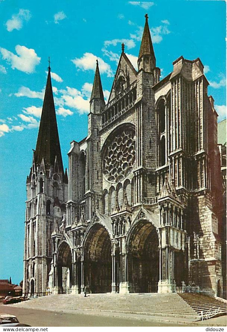 28 - Chartres - Cathédrale Notre Dame - Le Croisillon Sud Et Le Clocher Vieux - CPM - Voir Scans Recto-Verso - Chartres