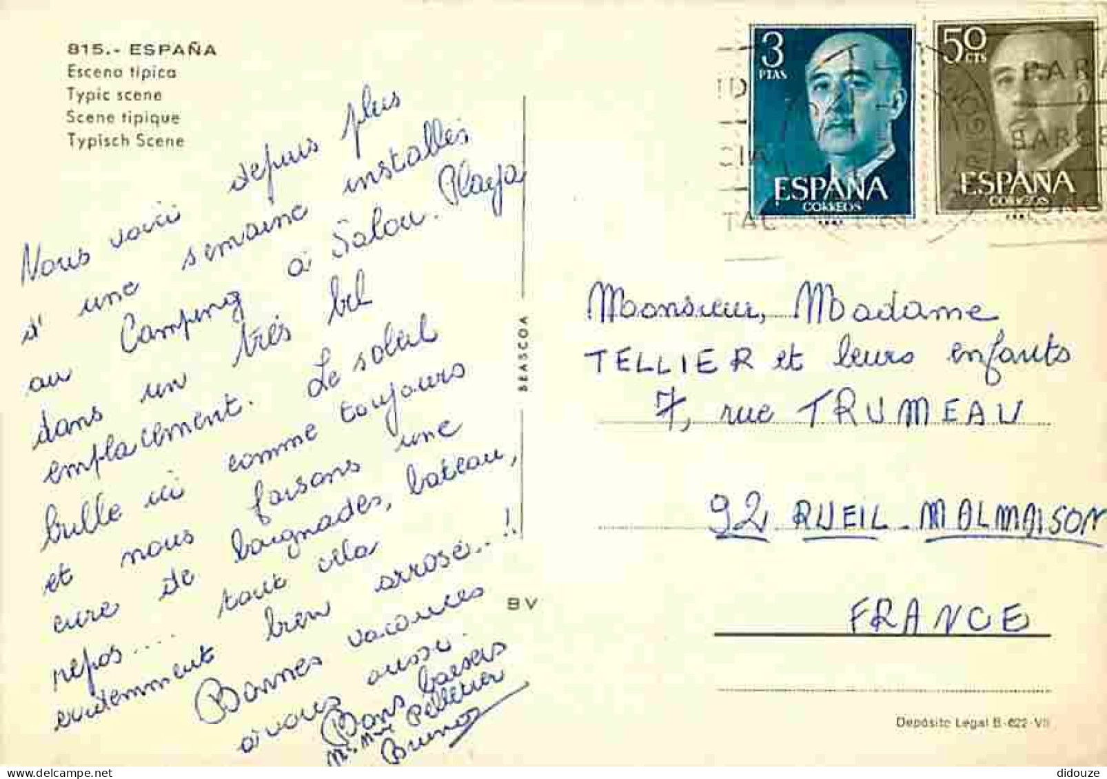 Animaux - Anes - Espagne - Espana Tipica - Folklore - CPM - Voir Scans Recto-Verso - Anes