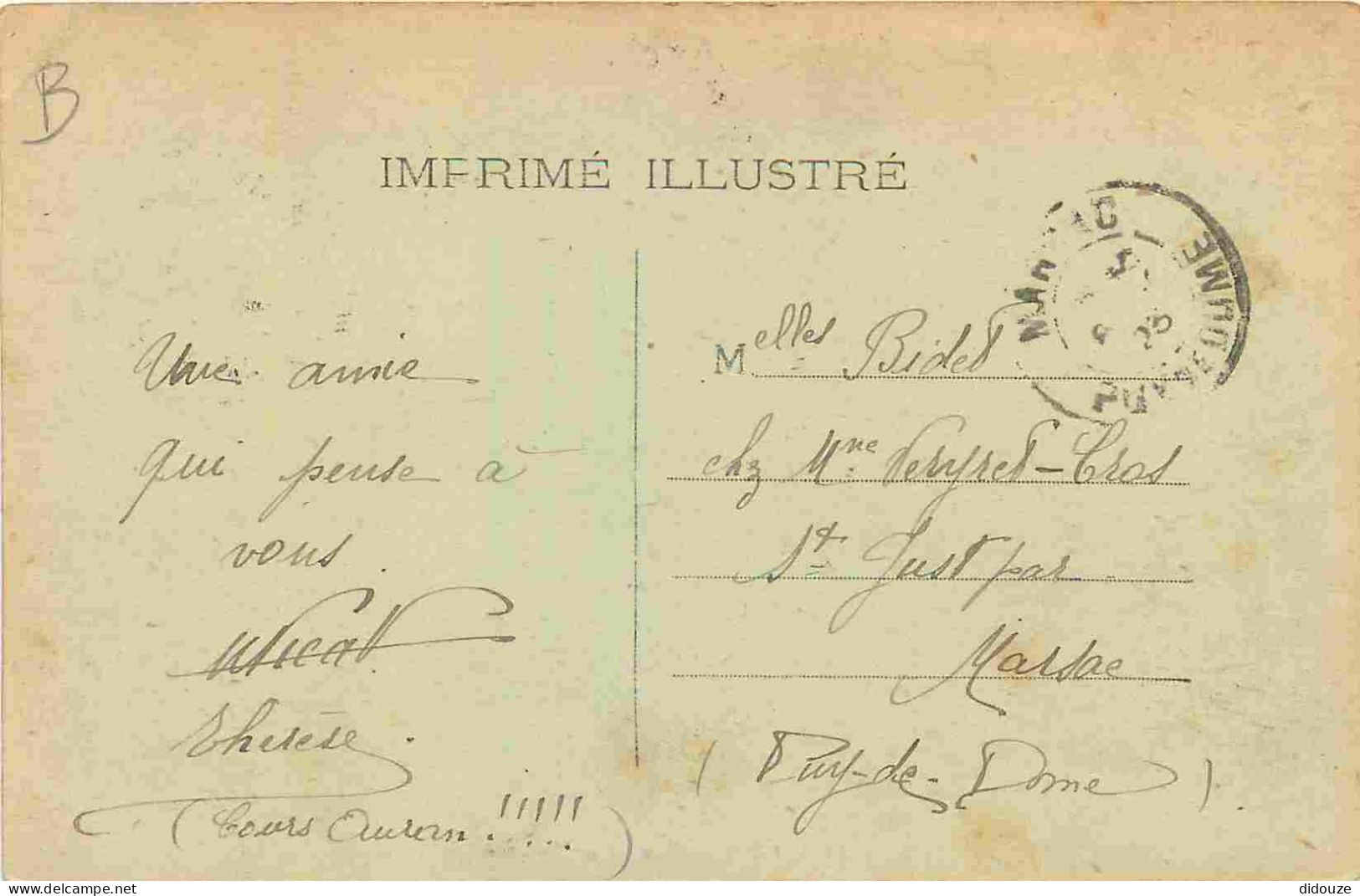 58 - Cosne Cours Sur Loire - Rue Saint Jacques - Animée - CPA - Oblitération De 1923 - Voir Scans Recto-Verso - Cosne Cours Sur Loire