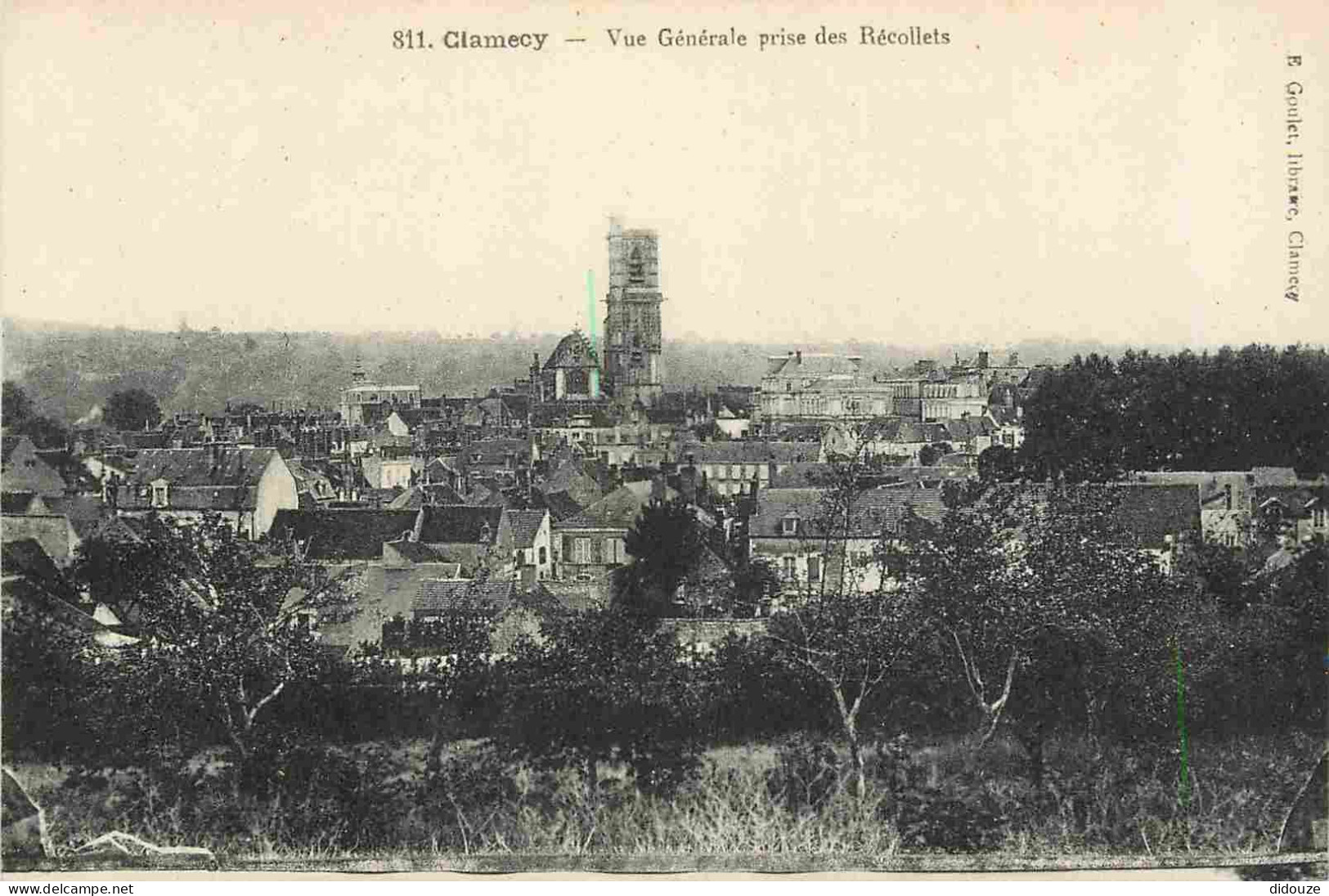 58 - Clamecy - Vue Générale Prise Du Faubourg Des Récollets - CPA - Voir Scans Recto-Verso - Clamecy