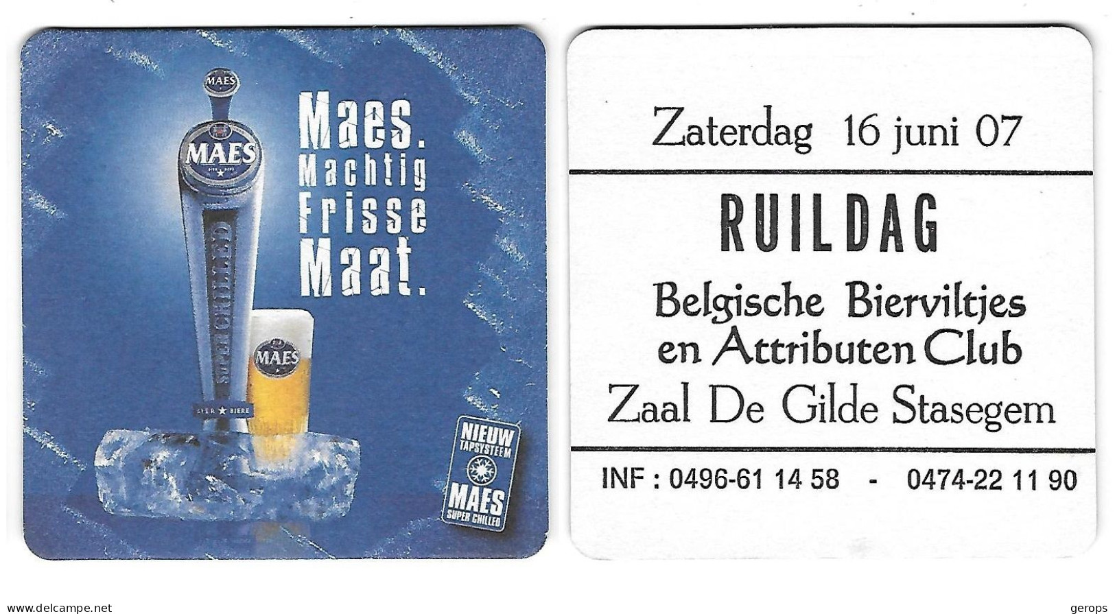 300a Brij. Maes Waarloos Rv Ruildag BBAC Stasegem 16 Juni 07 - Bierviltjes