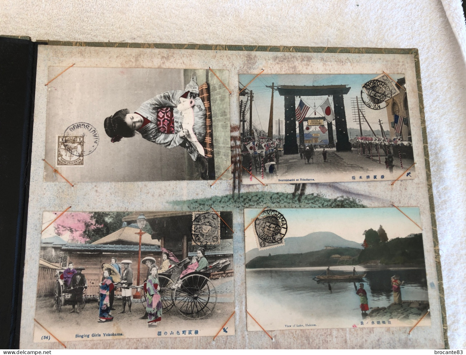 Album de 65 carte postale Asie Chine Japon  principalement adressé á la même personne