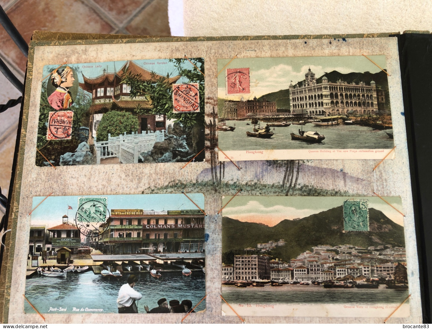 Album de 65 carte postale Asie Chine Japon  principalement adressé á la même personne