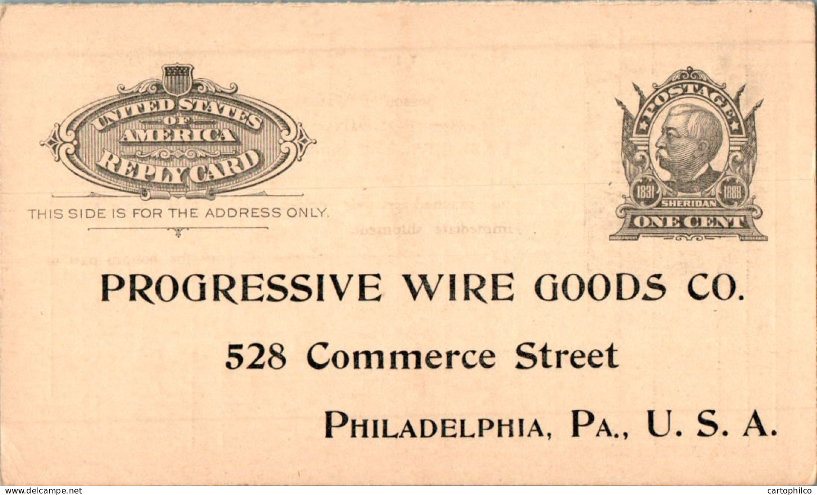 US Postal Stationery 1c To Progressive Wire Goods Philadelphia - 1901-20