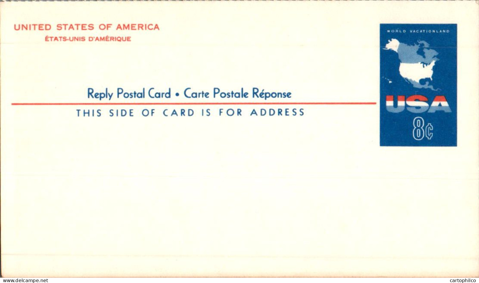 US Postal Stationery 8c  - 1961-80