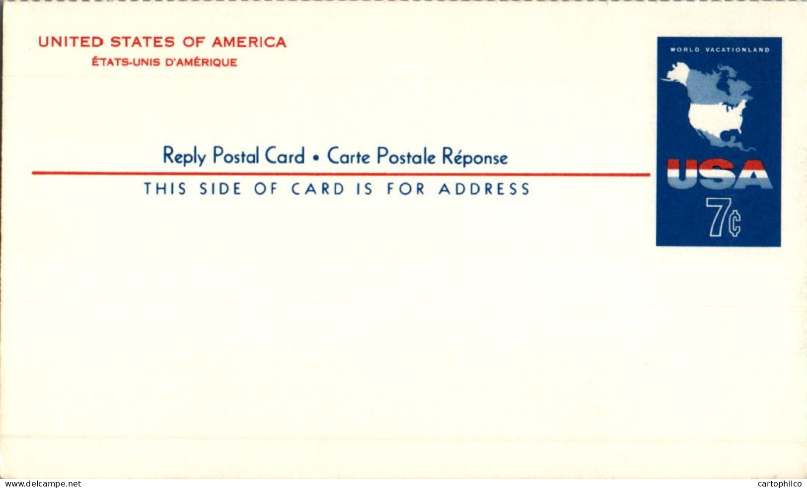 US Postal Stationery 7c - 1961-80