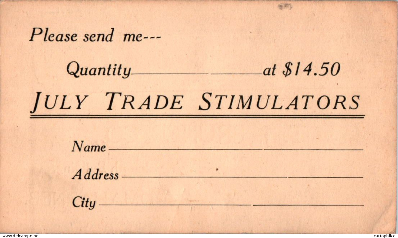 US Postal Stationery 1c Omaha To Mc Pherson Advertisement Watch July Trade Stimulator - 1901-20